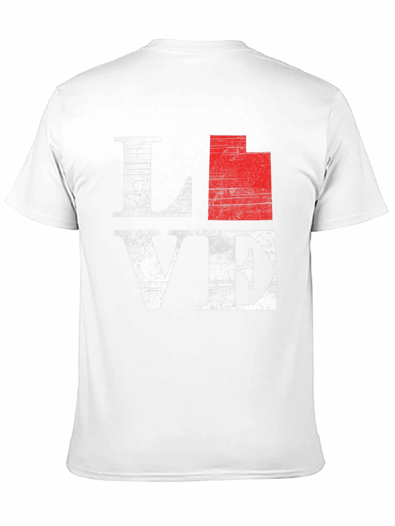 Utah State Love T-Shirt - Distressed Graphic Tee