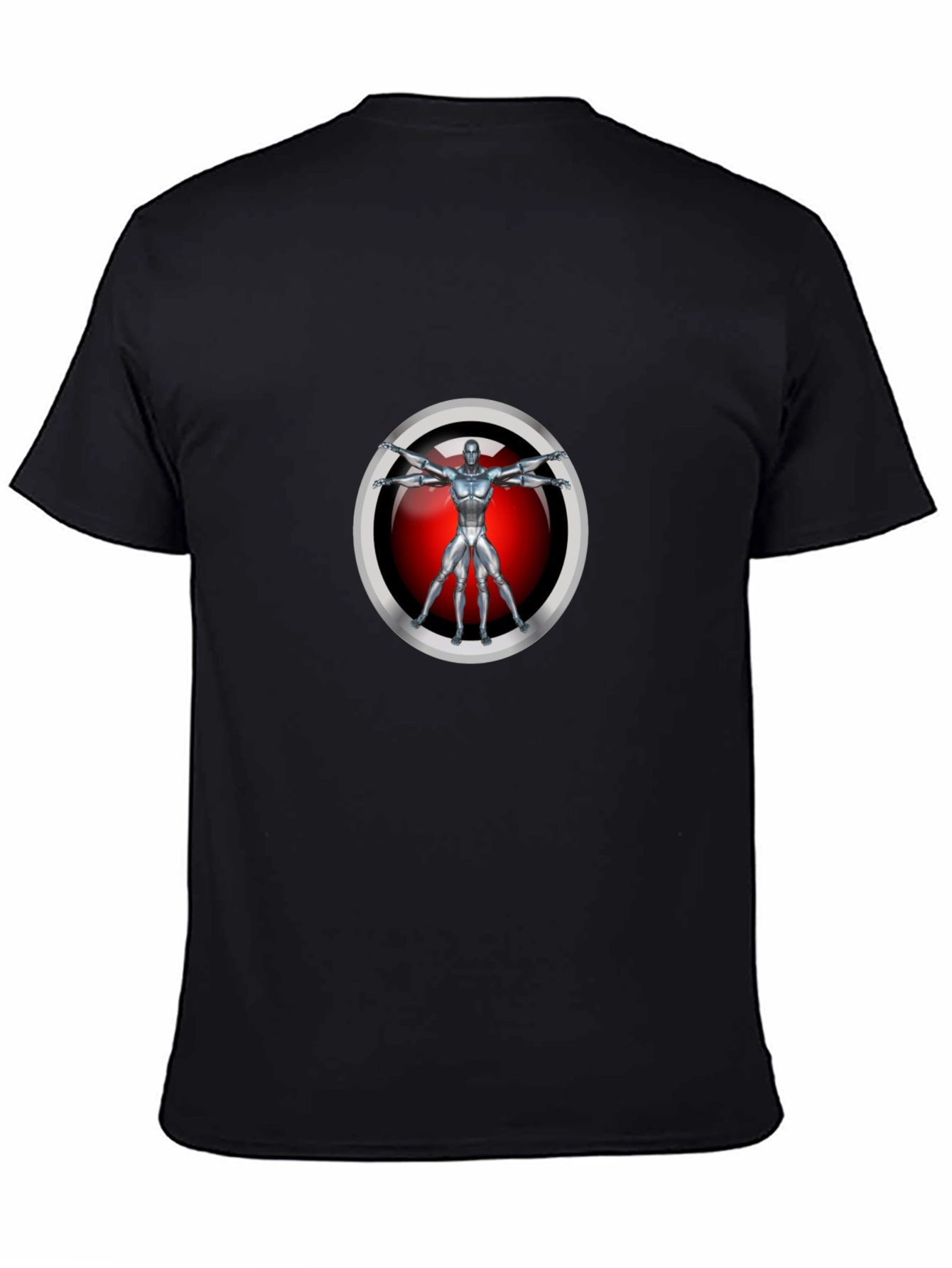 Tech Renaissance T-Shirt - Vitruvian Robot Design
