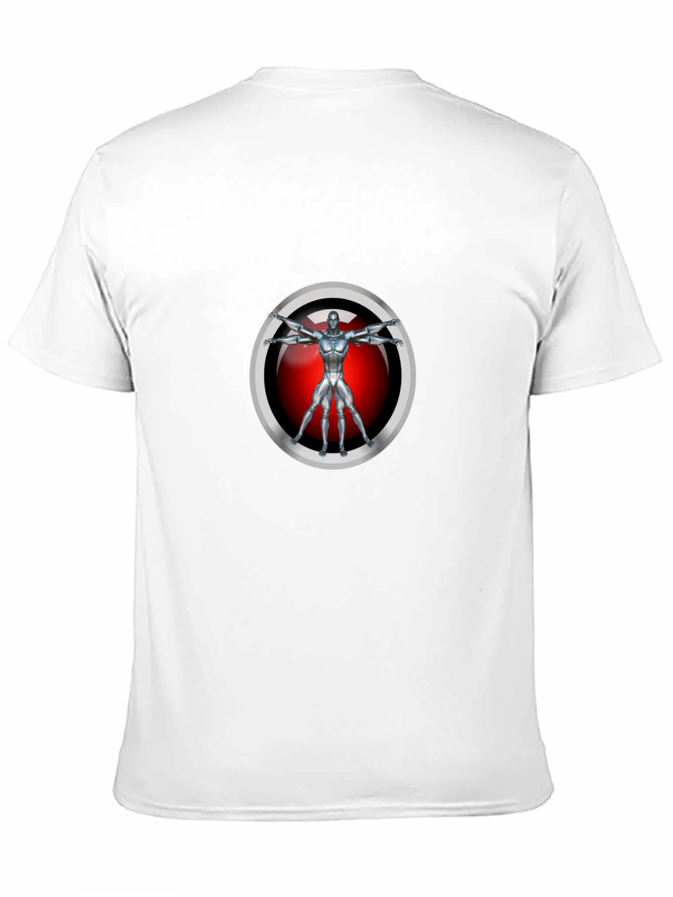 Tech Renaissance T-Shirt - Vitruvian Robot Design