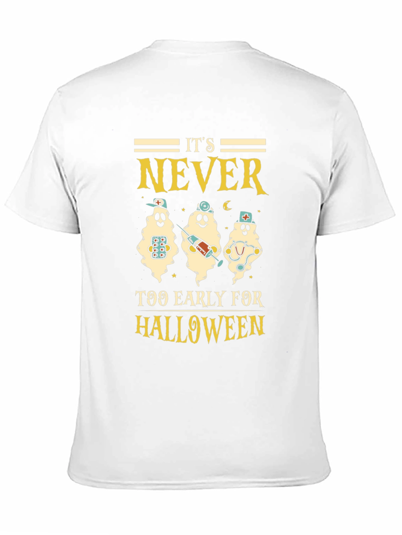 Halloween Ghost Nurse T-Shirt