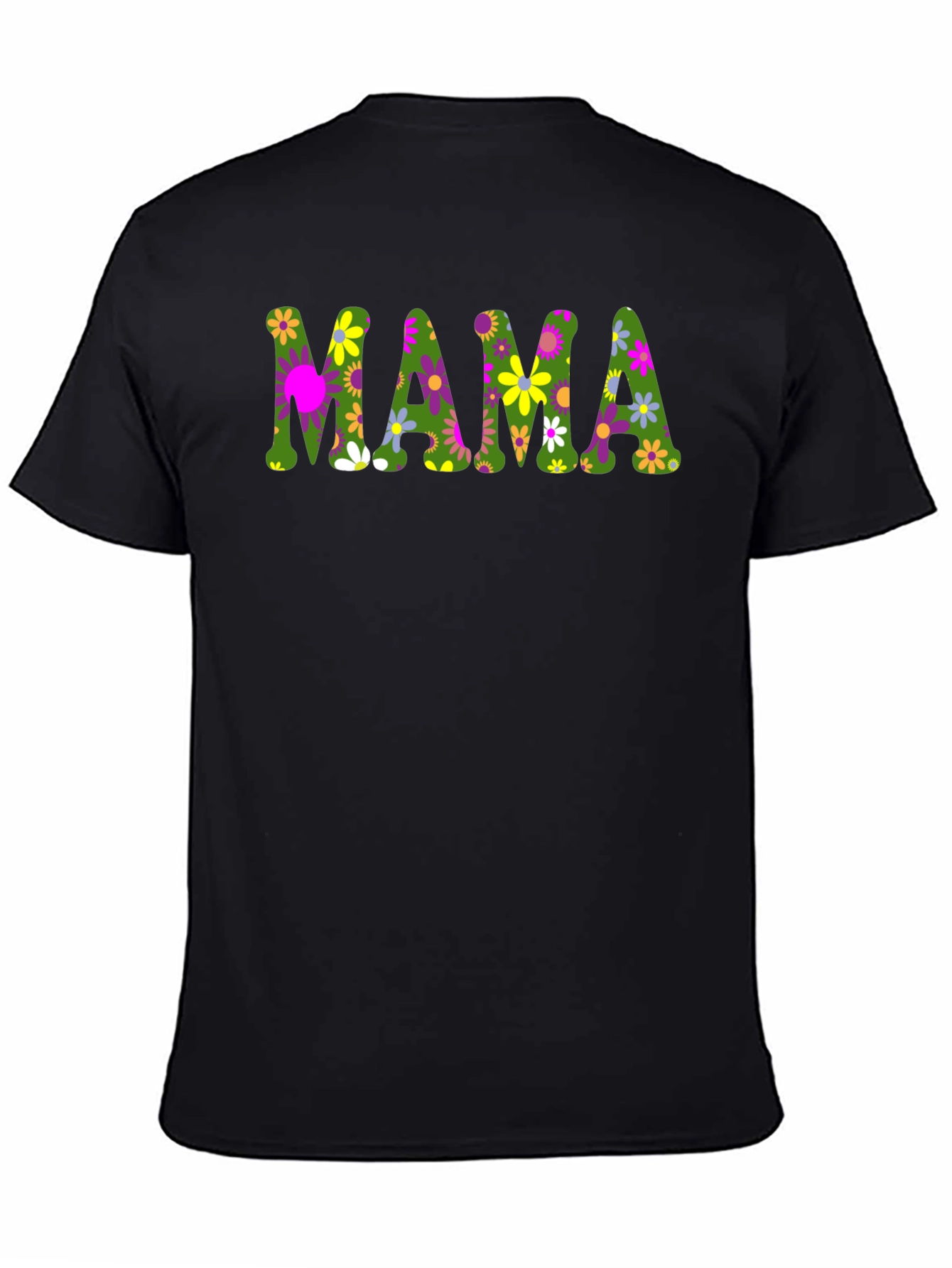 Floral Mama Graphic Tee - Trendy Mom T-Shirt