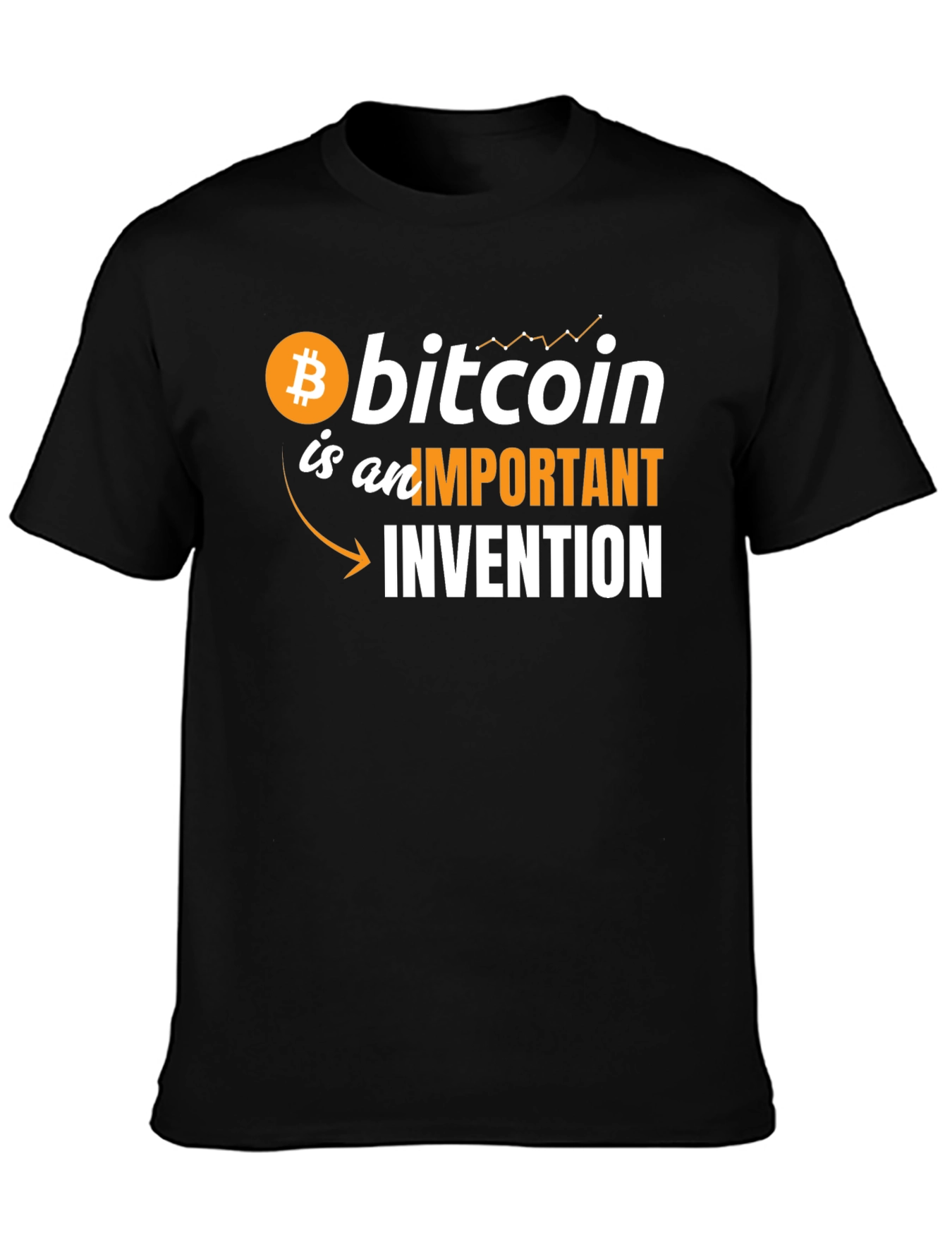Bitcoin Important Invention Graphic Tee