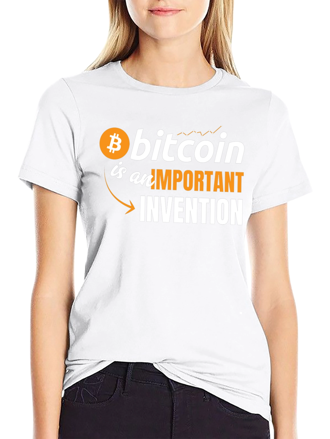 Bitcoin Important Invention Graphic Tee