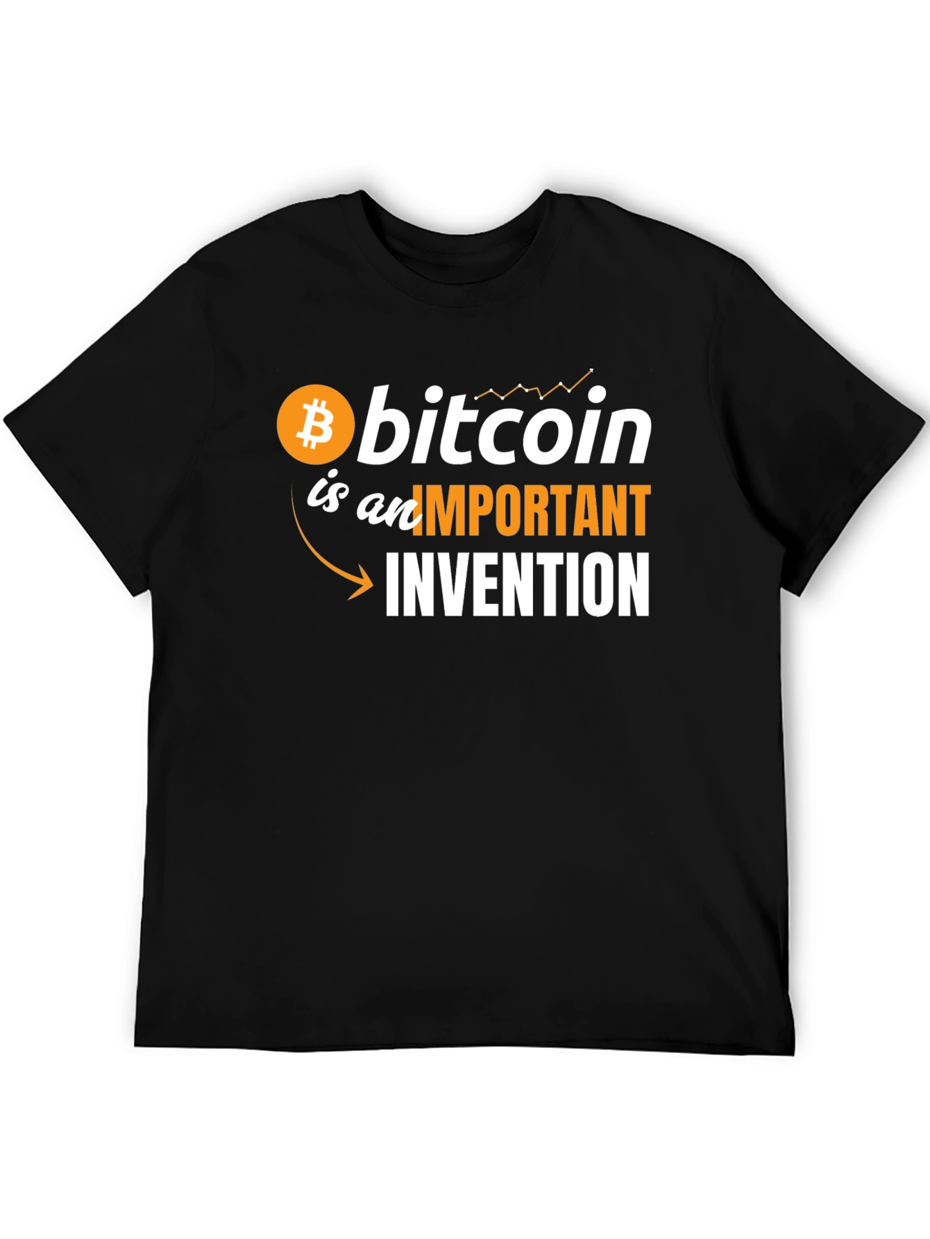 Bitcoin Important Invention Graphic Tee