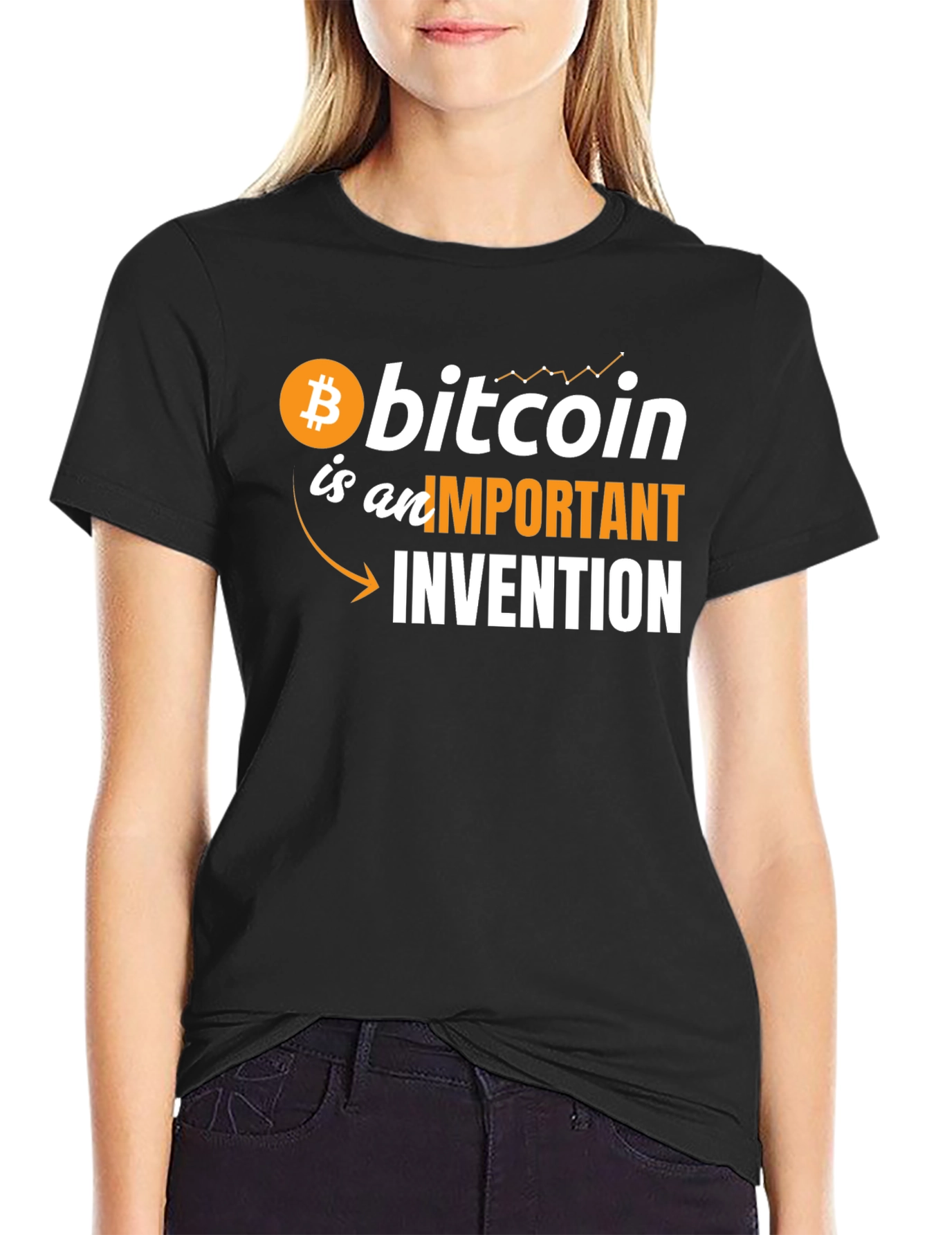 Bitcoin Important Invention Graphic Tee