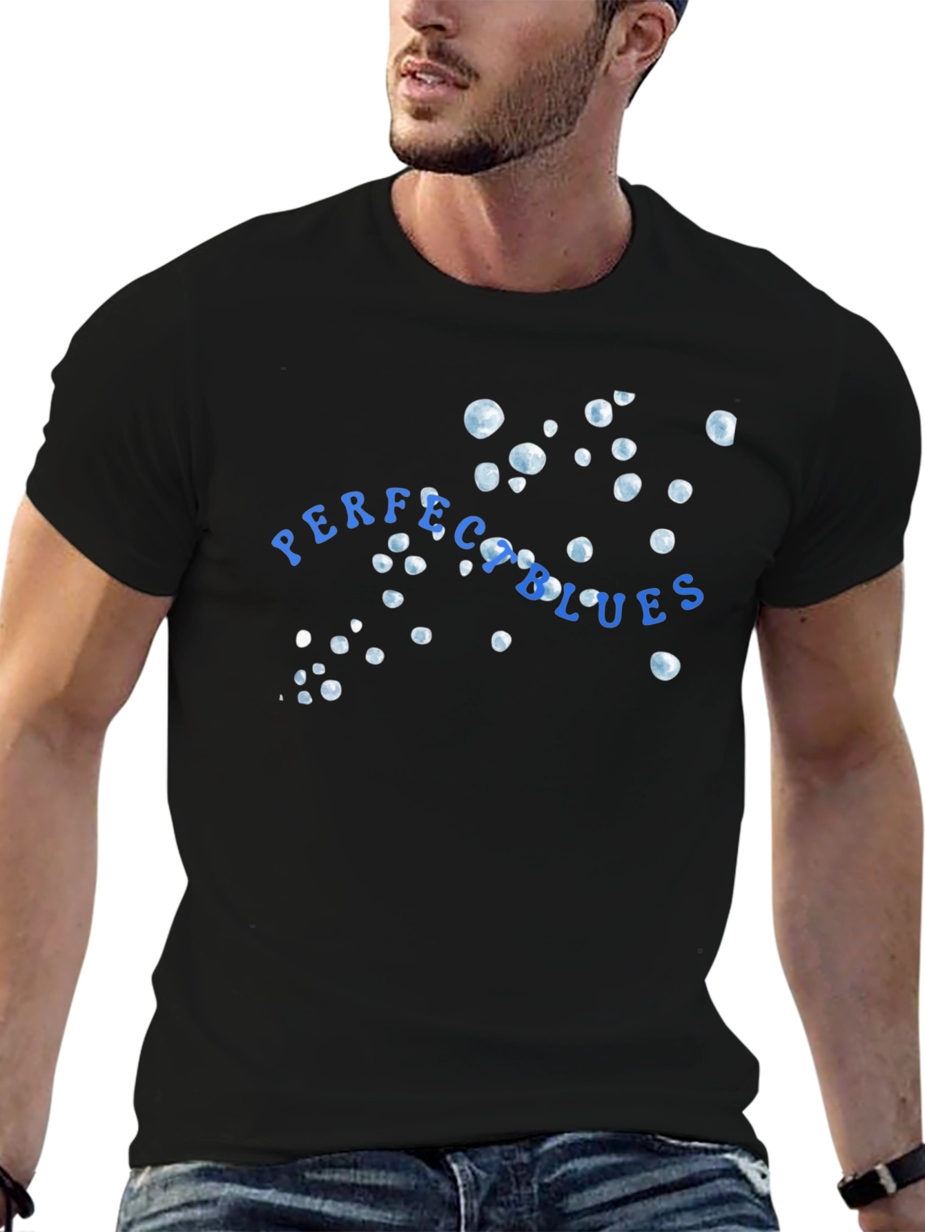 Perfect Blues Black T-Shirt - Casual & Stylish