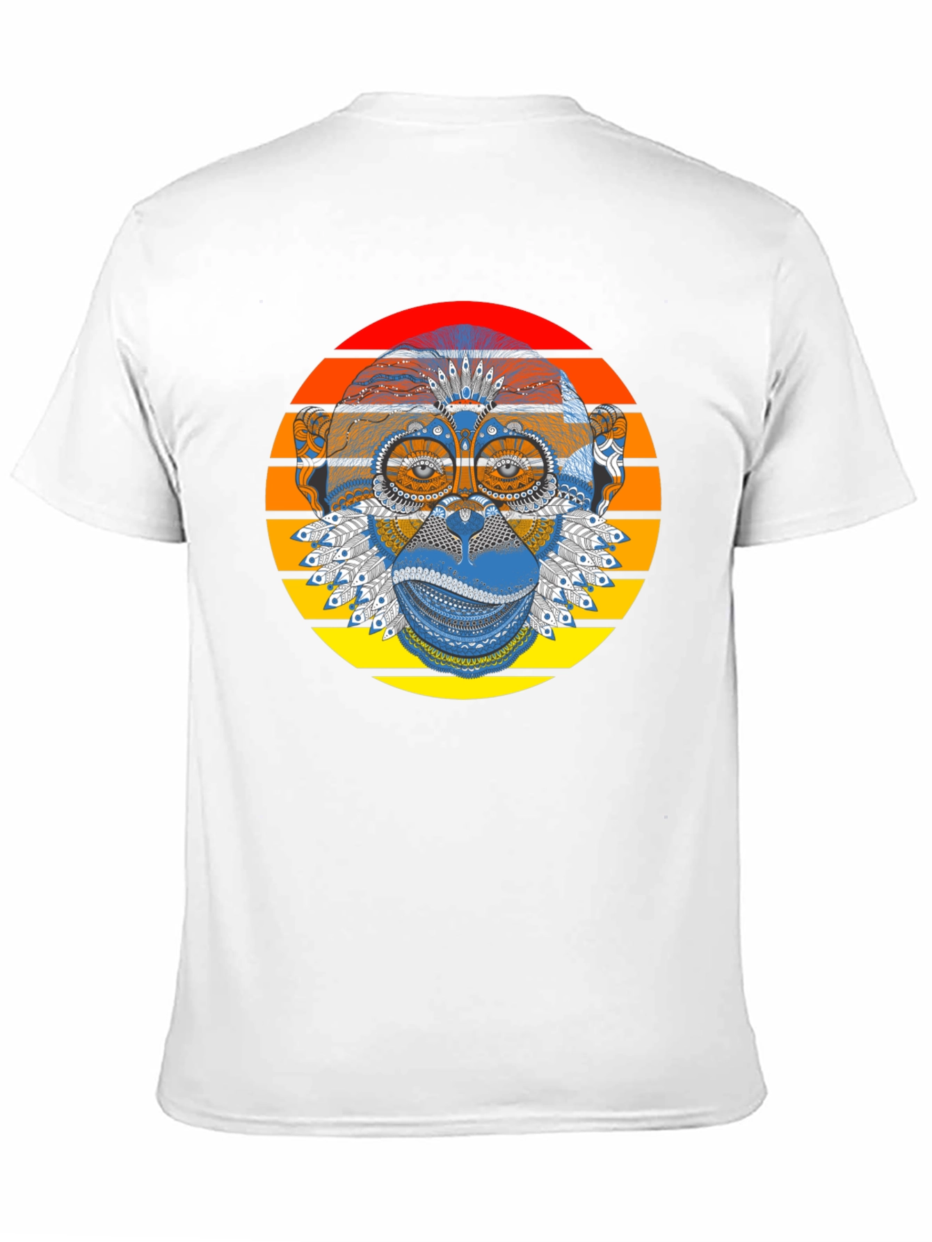 Monkey Graphic Tee - Stylish Retro Design