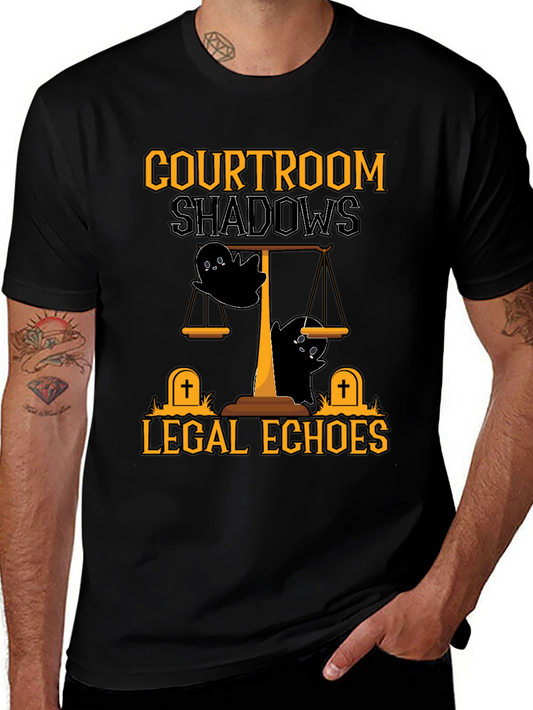Courtroom Shadows Halloween T-Shirt