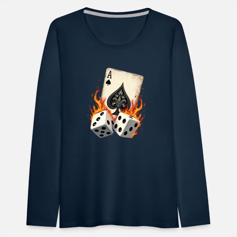 Ace of Spades Dice Flames Bold Casino Vibes