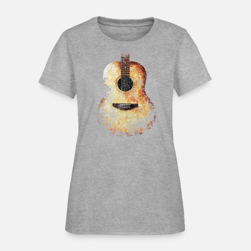 ACOUSTIC GUITAR DISTRESSED RETRO