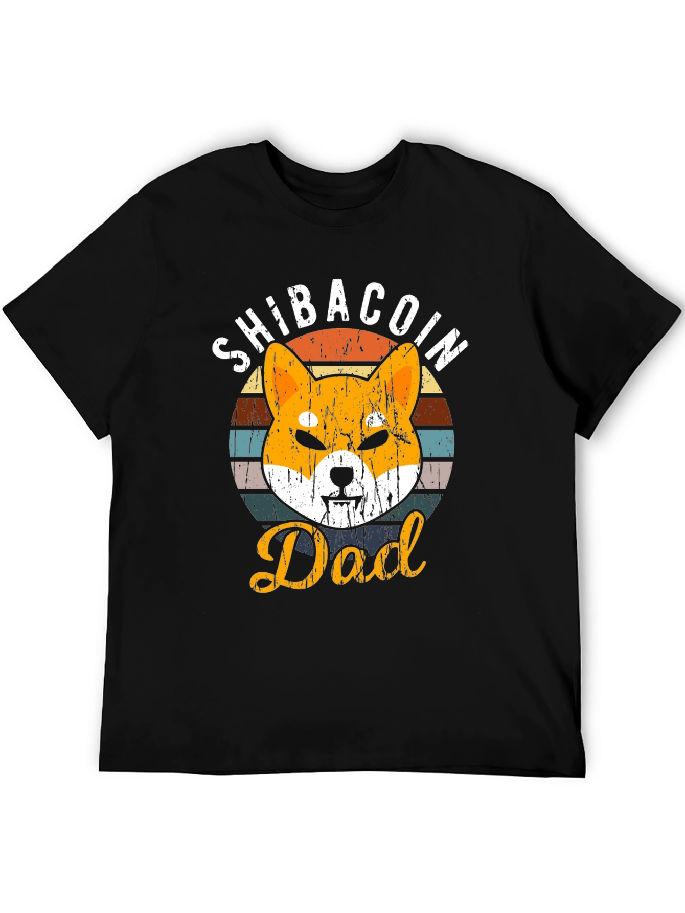 ShibaCoin Dad Graphic Tee - Crypto Lover Gift