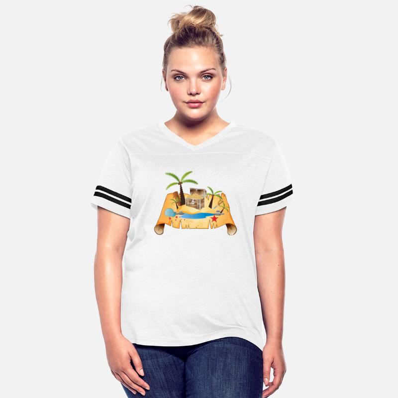 Adventurous Treasure Map with Gold Chest