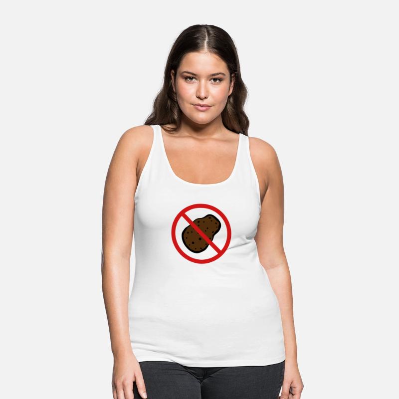 against prohibited zone sign shield no potato food