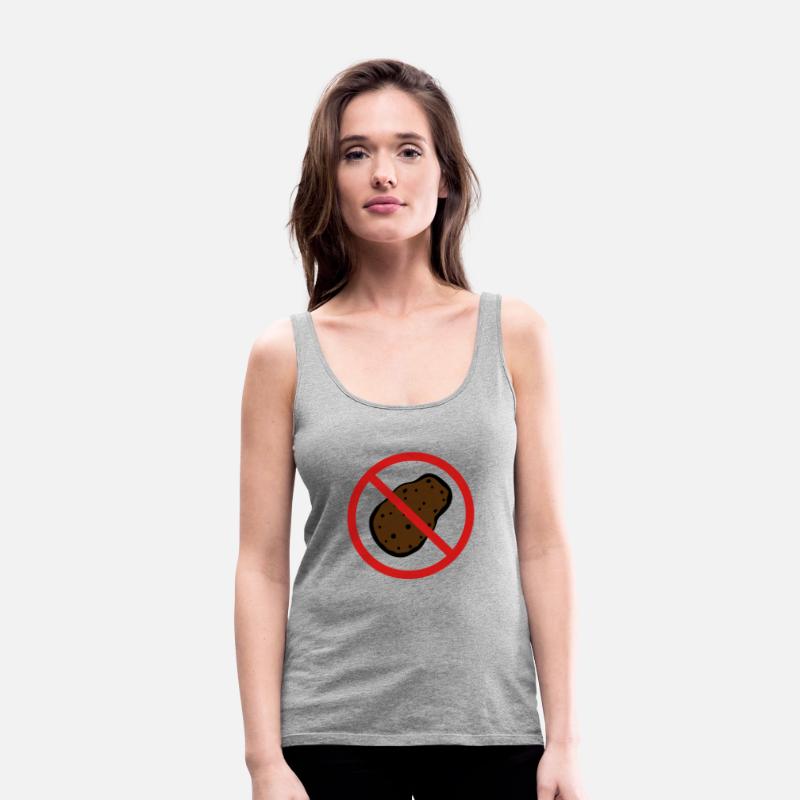 against prohibited zone sign shield no potato food