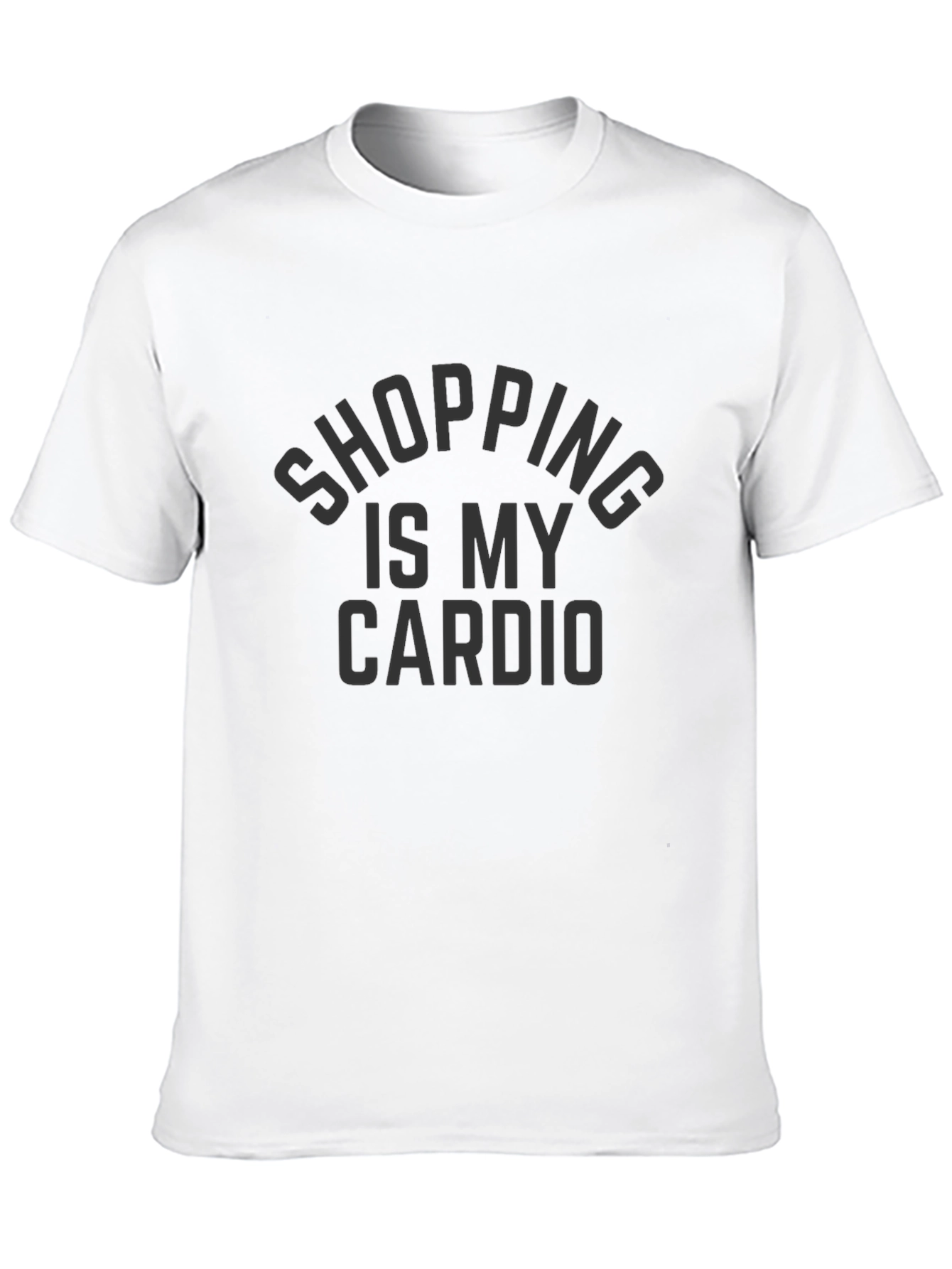 Shopping Is My Cardio Black T-Shirt