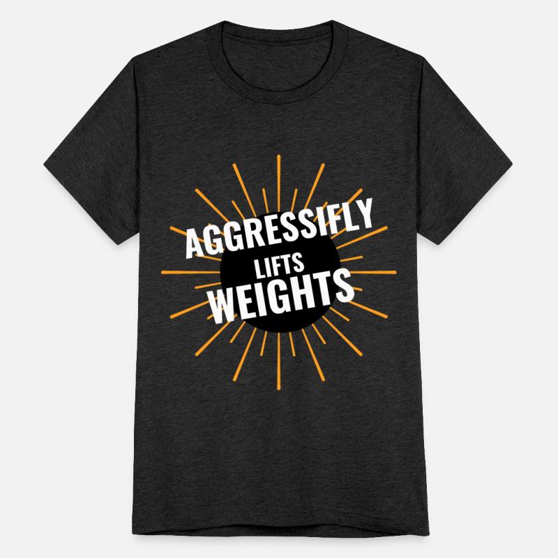 aggressifly lifts weights