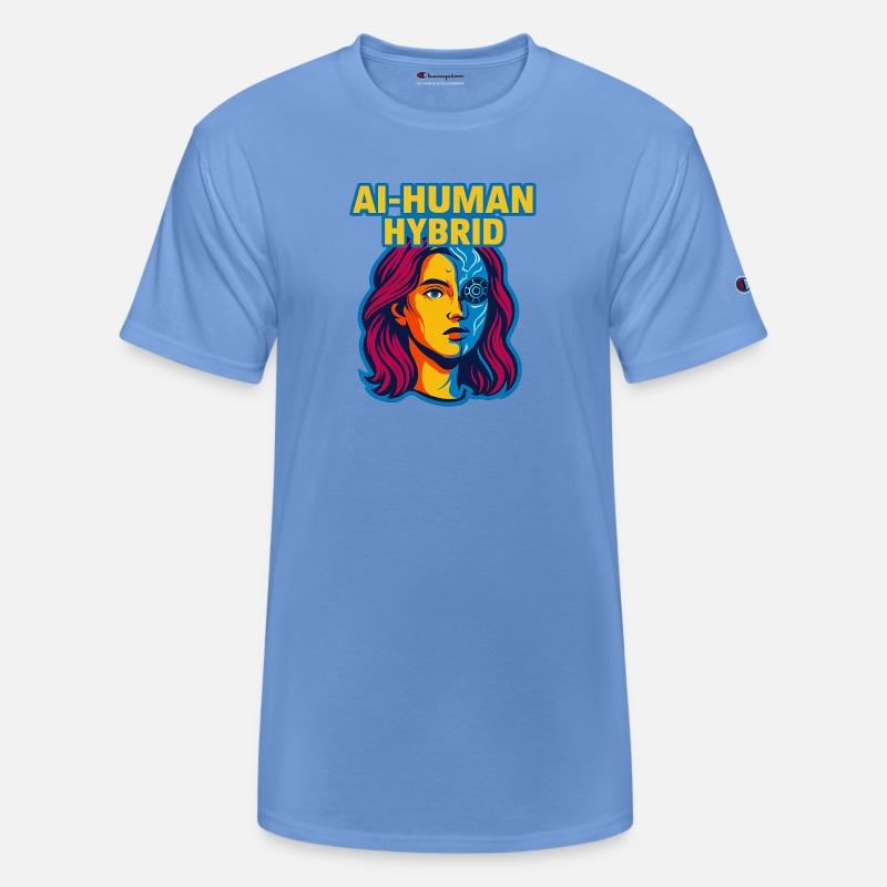 AI Human Hybrid Future Meets Flesh