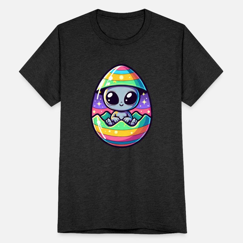 Alien Easter Egg Hatching: Colorful Surprise