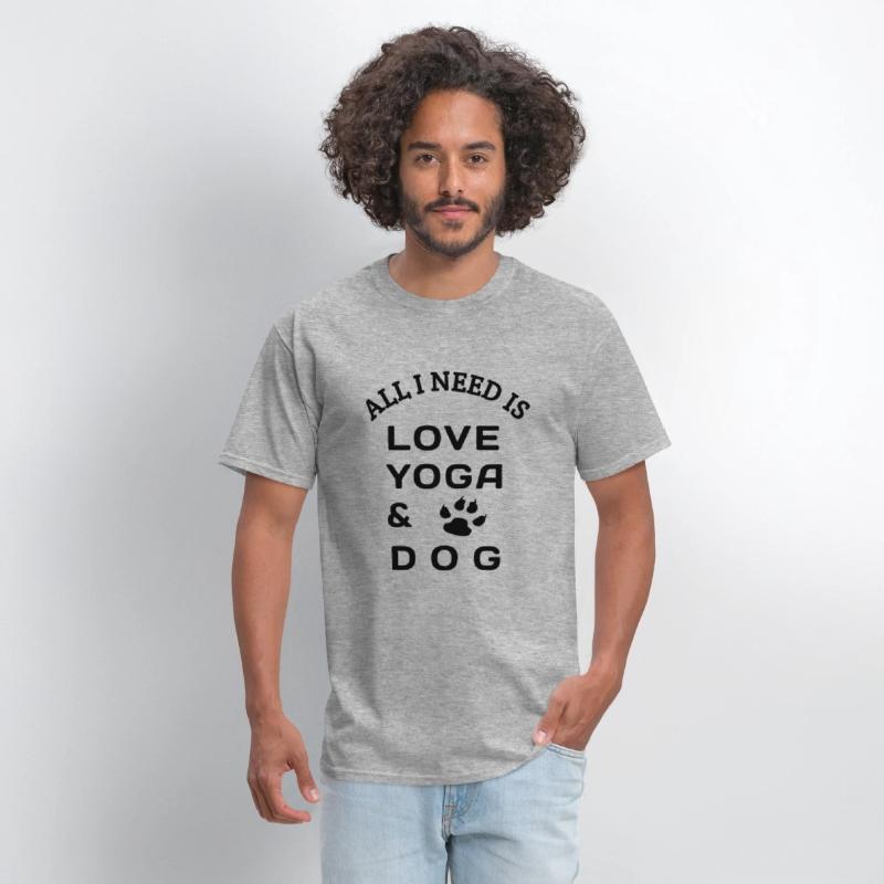 All i need is love yoga and dog