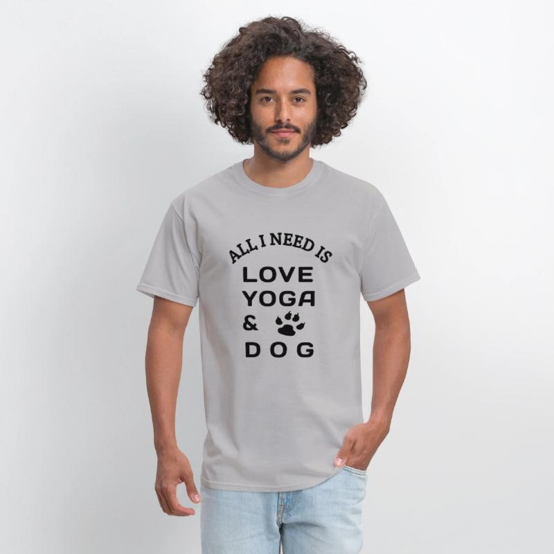 All i need is love yoga and dog