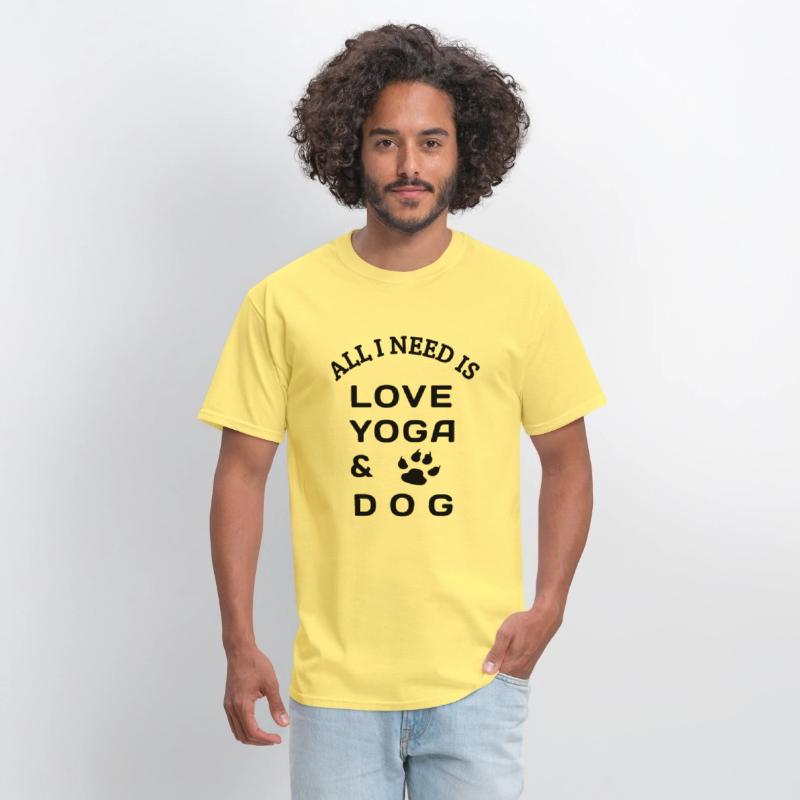 All i need is love yoga and dog