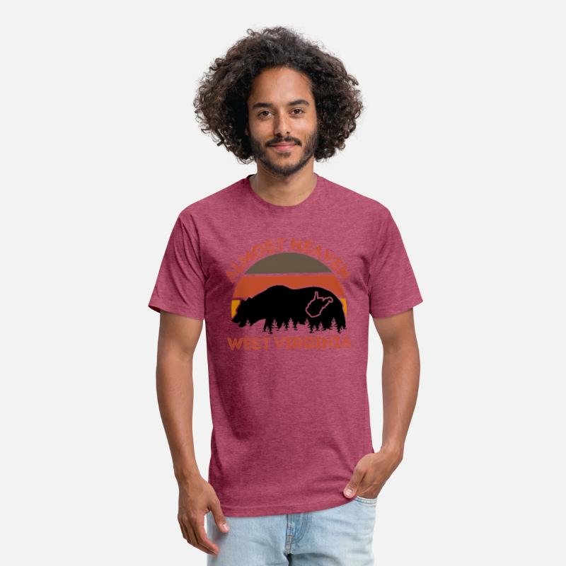 Almost Heaven West Virginia Map Bear Nature