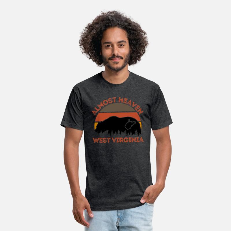 Almost Heaven West Virginia Map Bear Nature