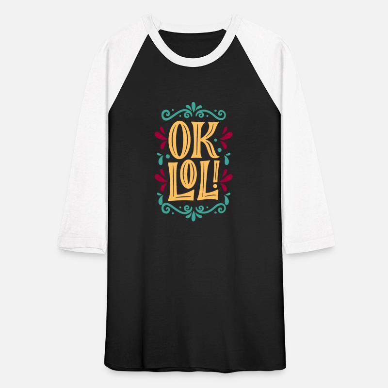Amazing OK LOL lettering in a modern style