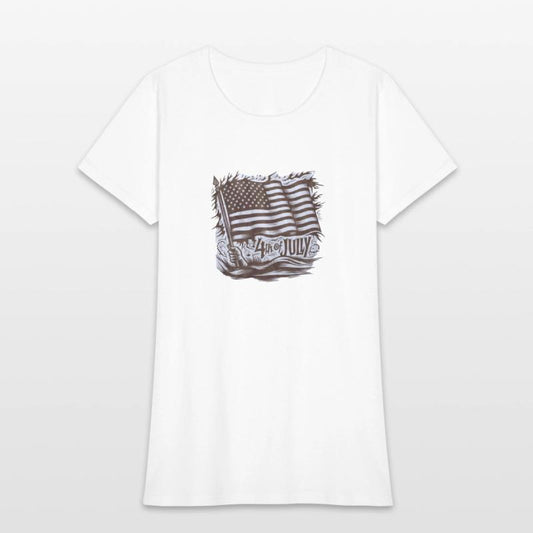 American Flag Waving 4th of July Independence Day