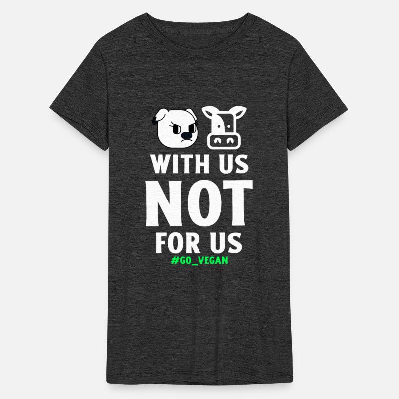 animals with us not for us-cool vegan design