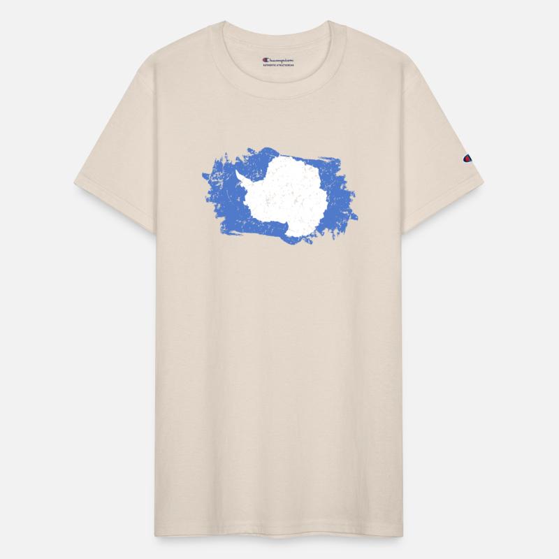 Antarctica Flag Grunge Country Flag Antarctica