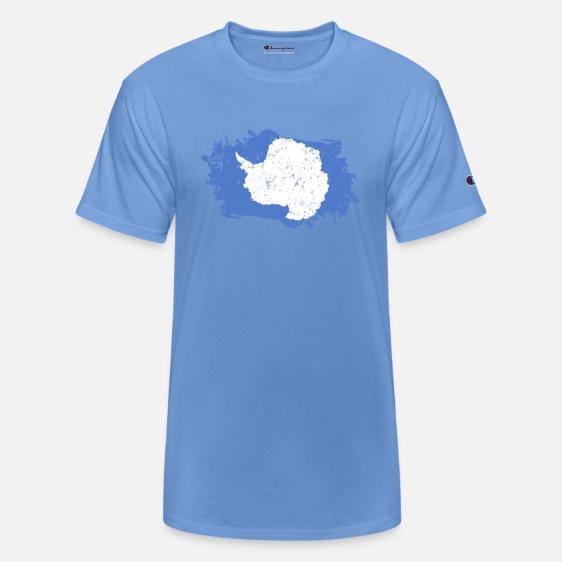 Antarctica Flag Grunge Country Flag Antarctica