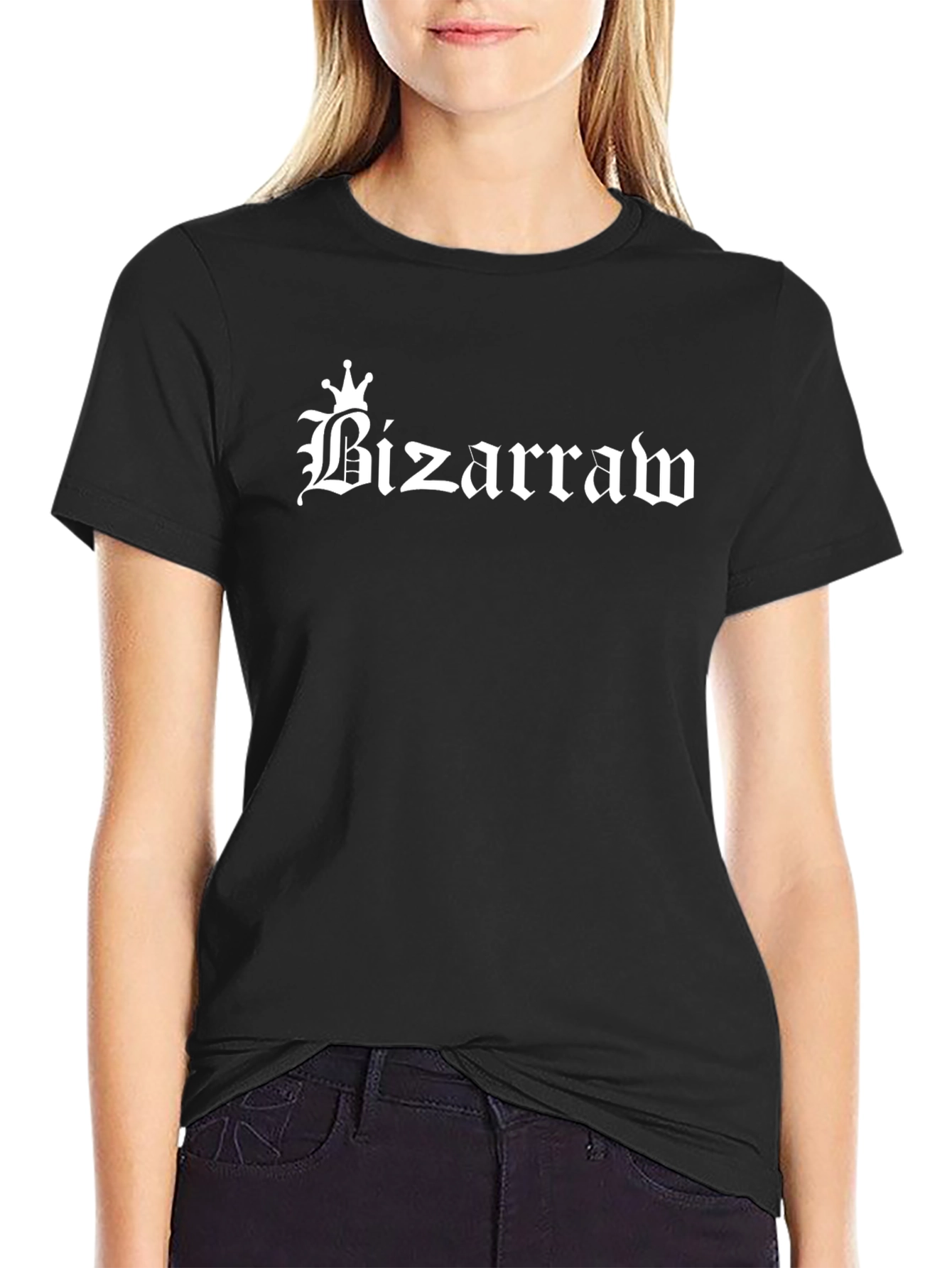Bizarraw Graphic Print Black T-Shirt