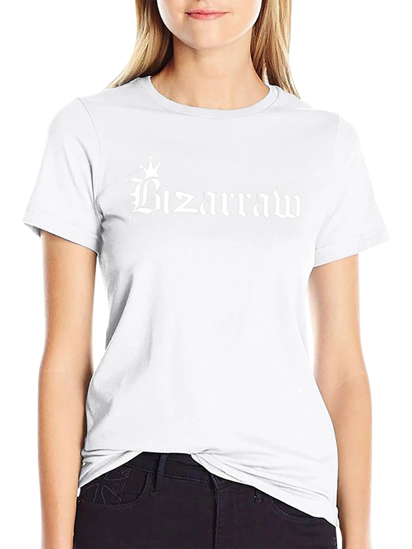 Bizarraw Graphic Print Black T-Shirt
