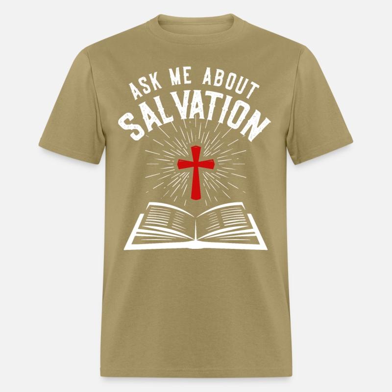 ASK ME ABOUT SALVATION (BIBLE-WHITE)