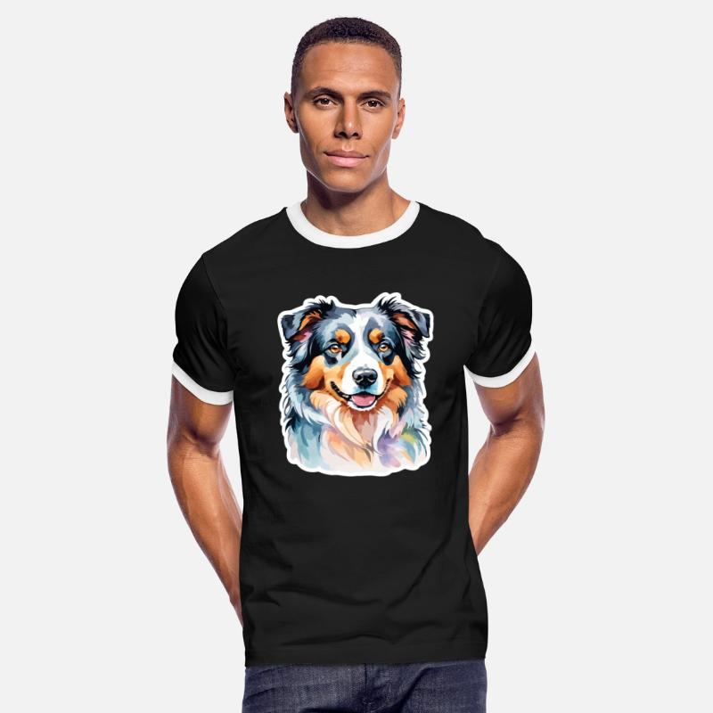 Australian Shepherd Watercolor