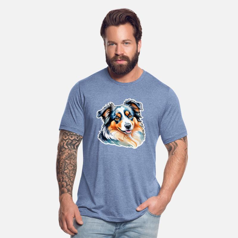 Australian Shepherd Watercolor