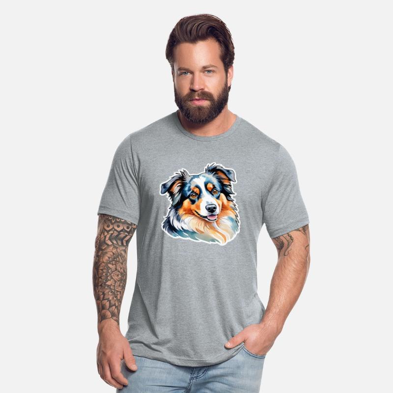 Australian Shepherd Watercolor