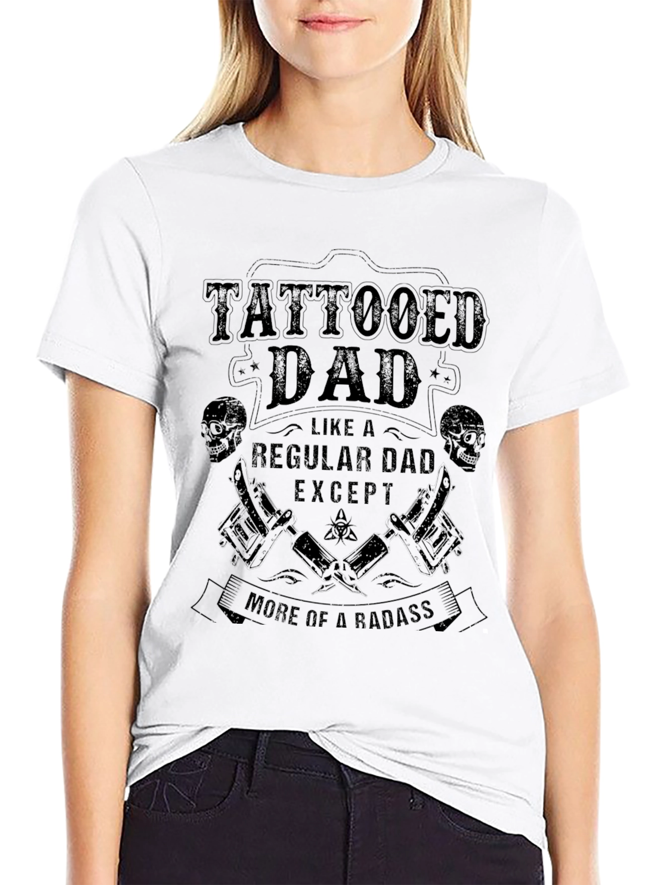 Tattooed Dad T-Shirt - Badass Fathers Day Gift