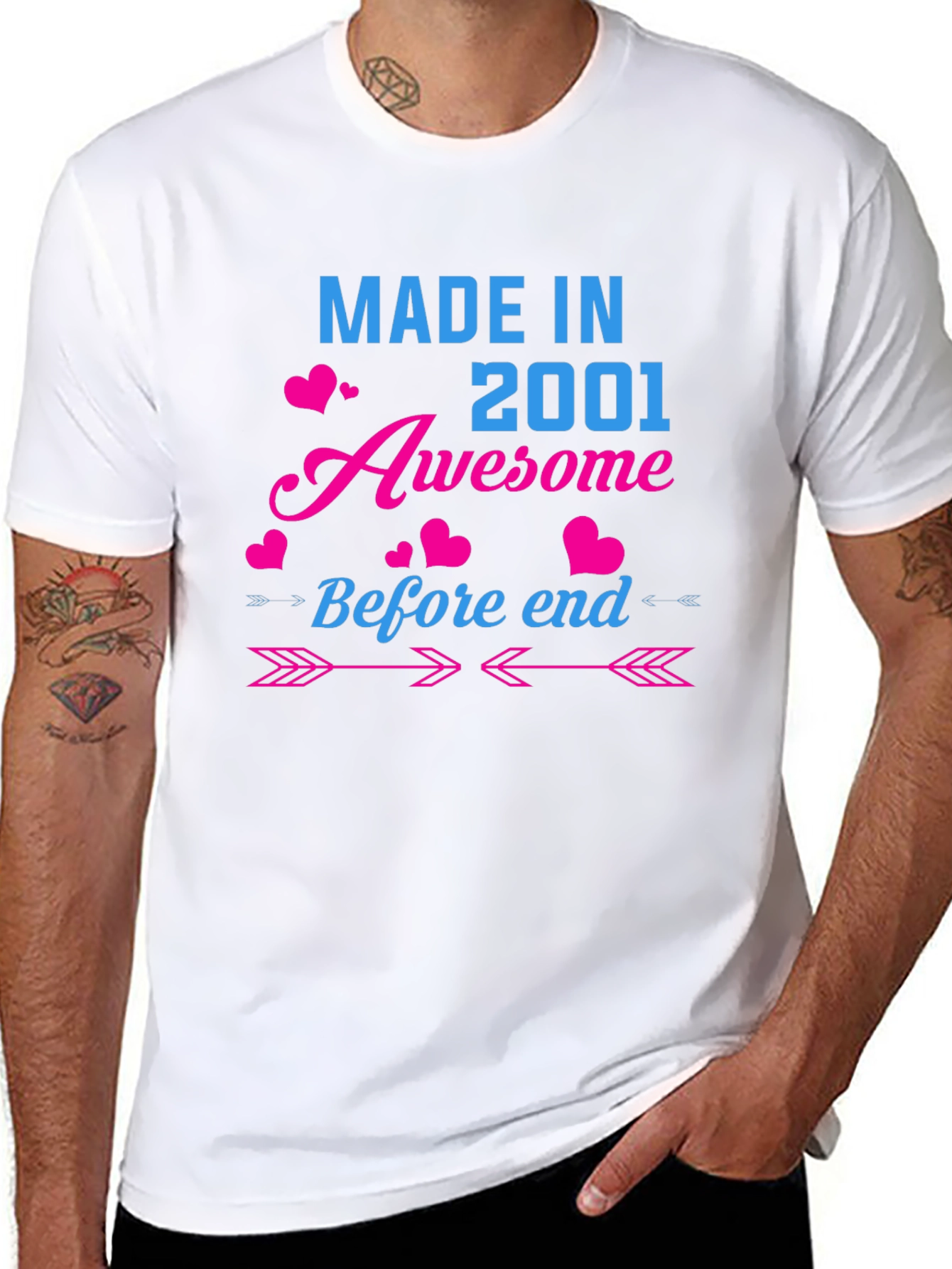 Made in 2001 Awesome Before End T-Shirt