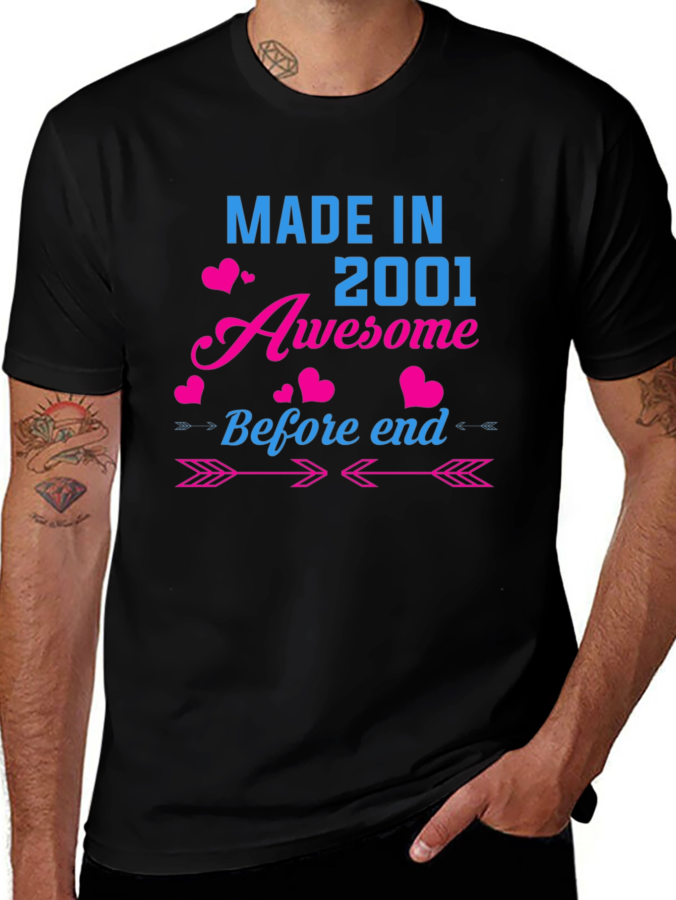 Made in 2001 Awesome Before End T-Shirt