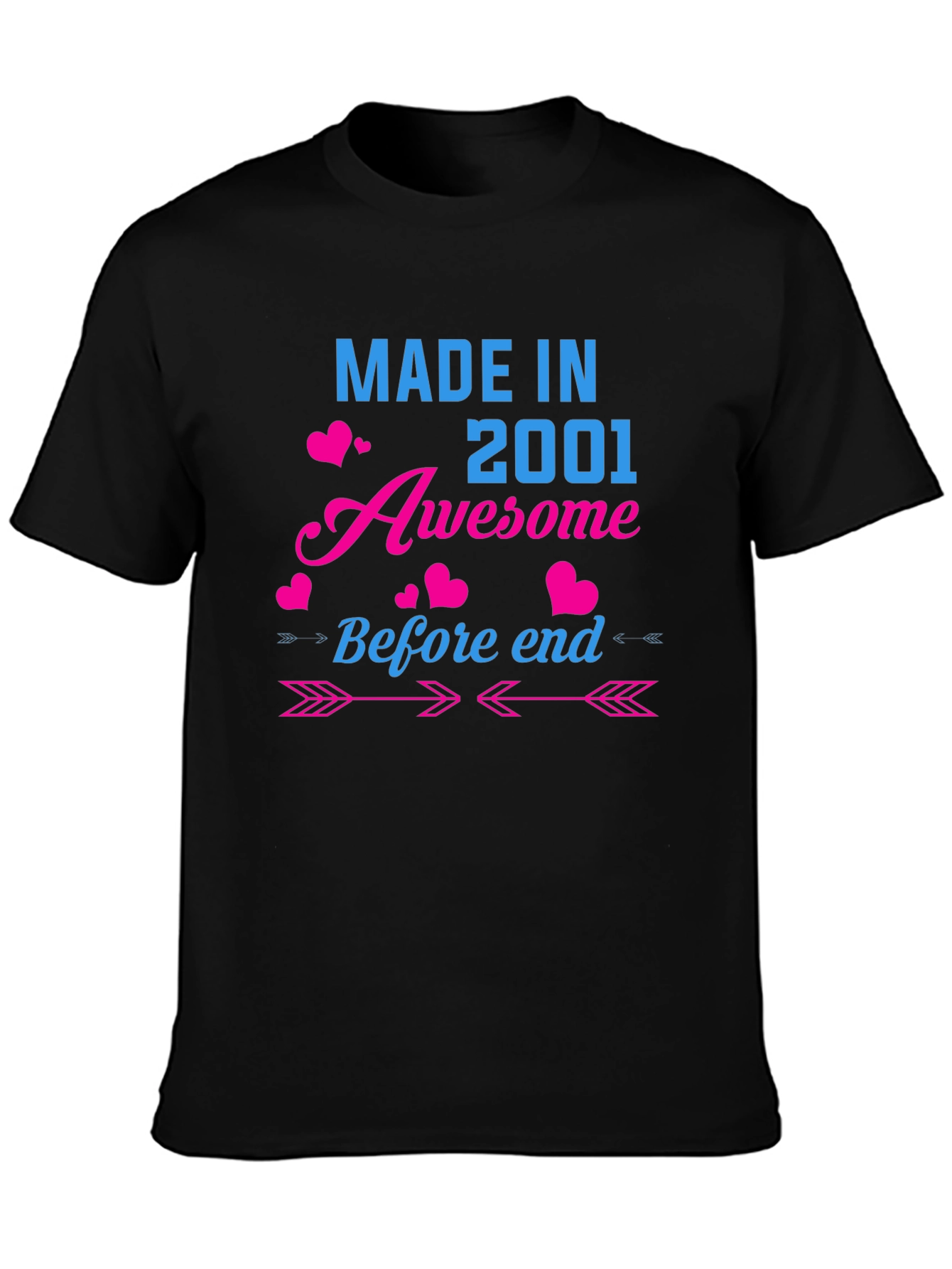 Made in 2001 Awesome Before End T-Shirt