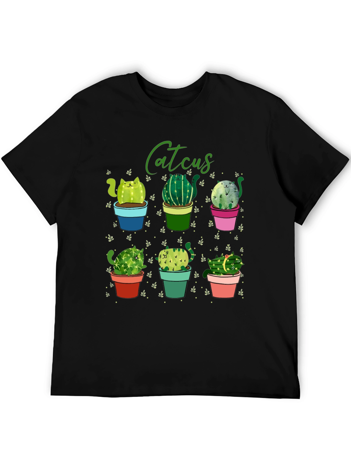 Catcus T-Shirt: Cute Cactus Cat Design