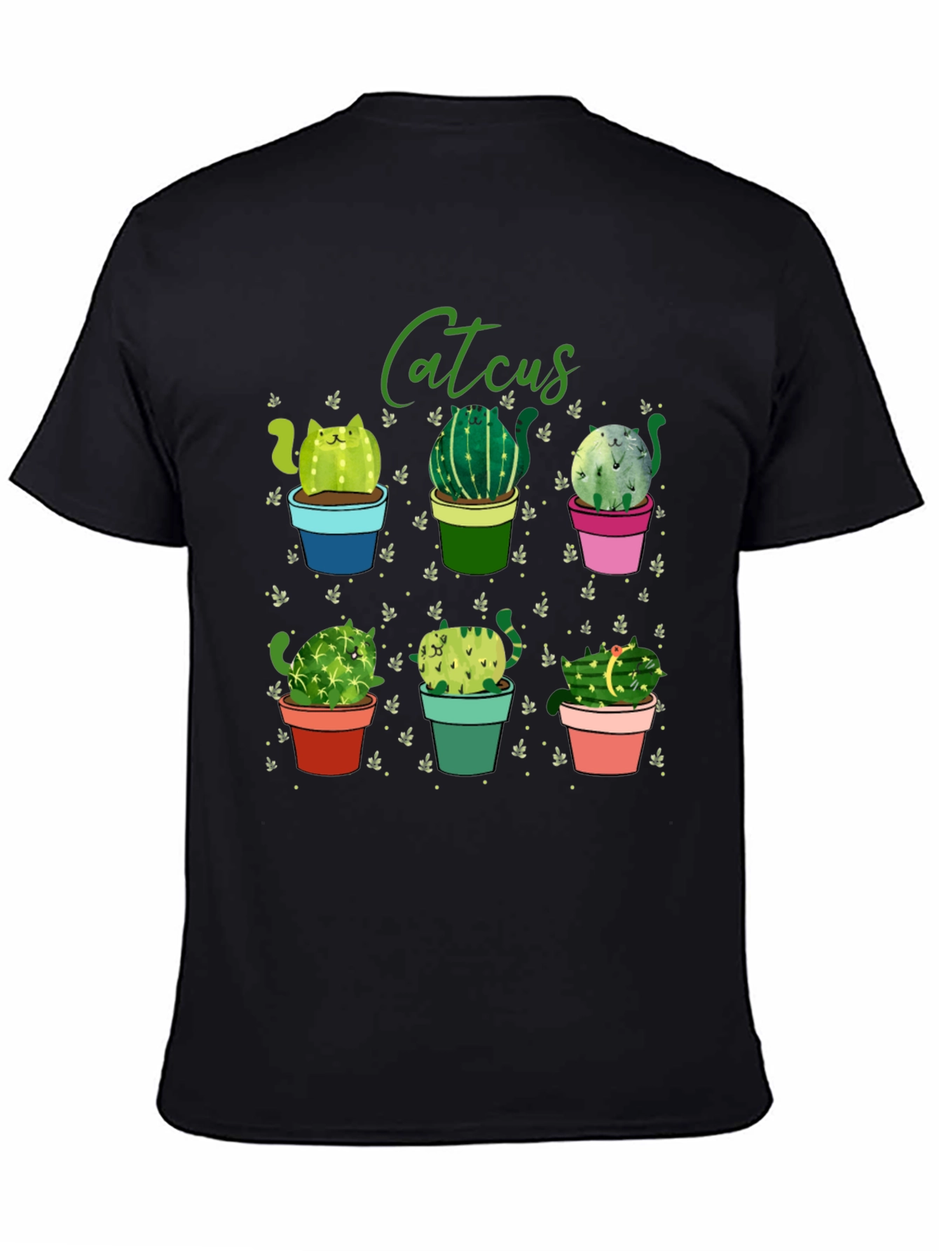 Catcus T-Shirt: Cute Cactus Cat Design