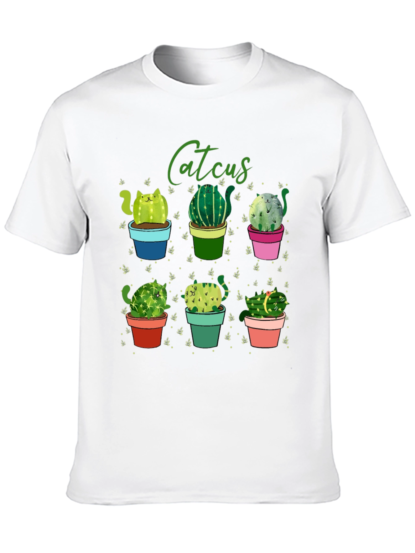 Catcus T-Shirt: Cute Cactus Cat Design