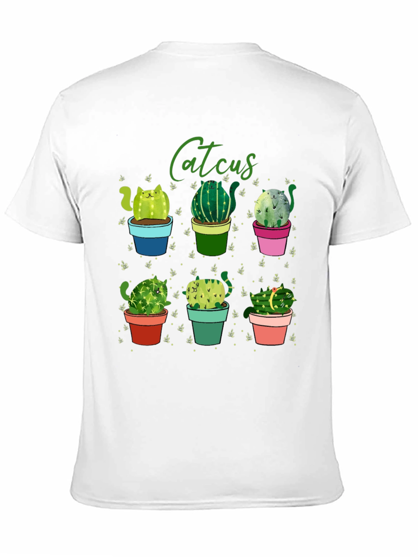 Catcus T-Shirt: Cute Cactus Cat Design