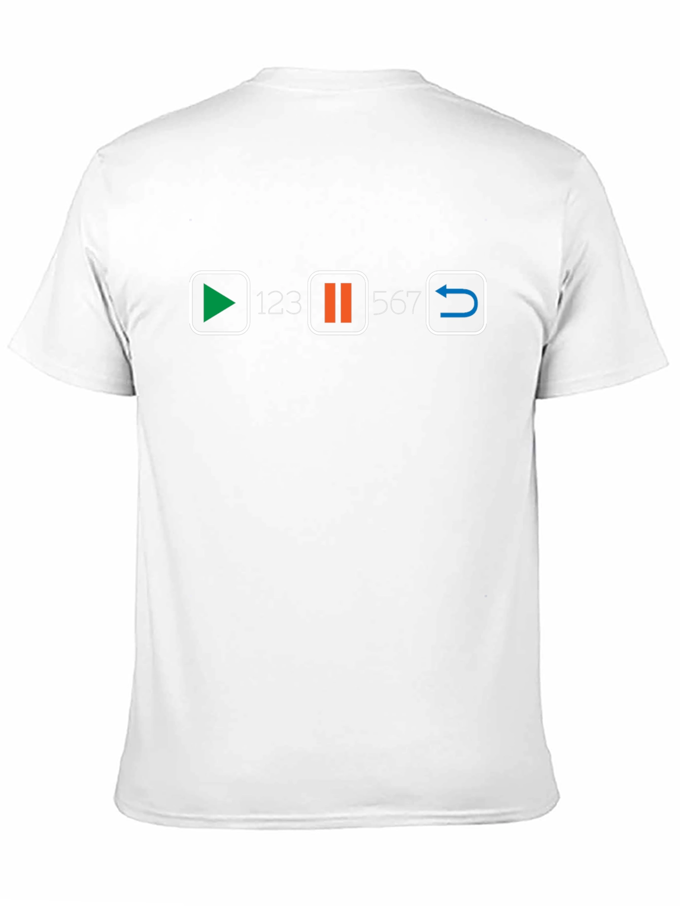 Play Pause Repeat Graphic Tee