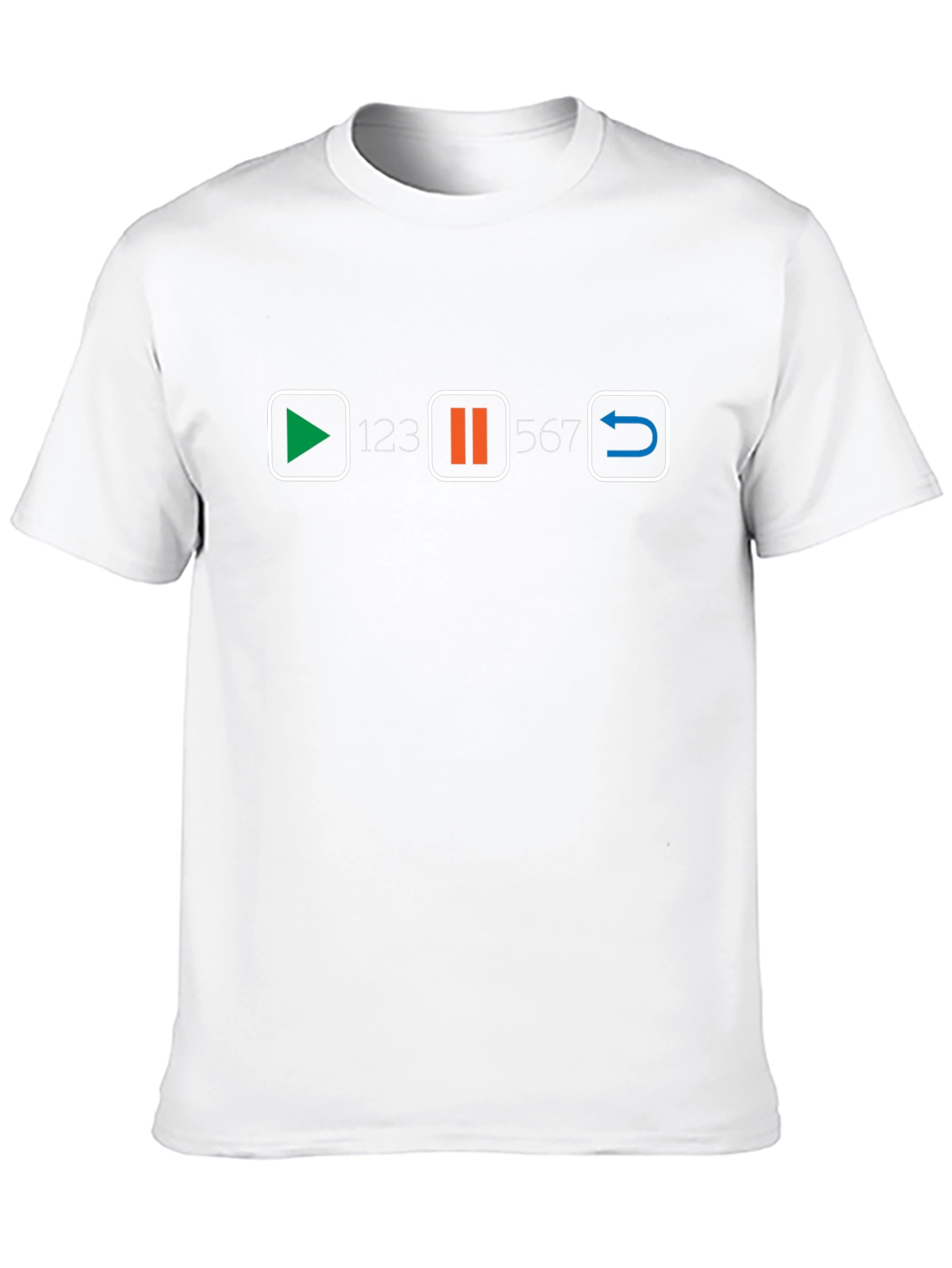 Play Pause Repeat Graphic Tee