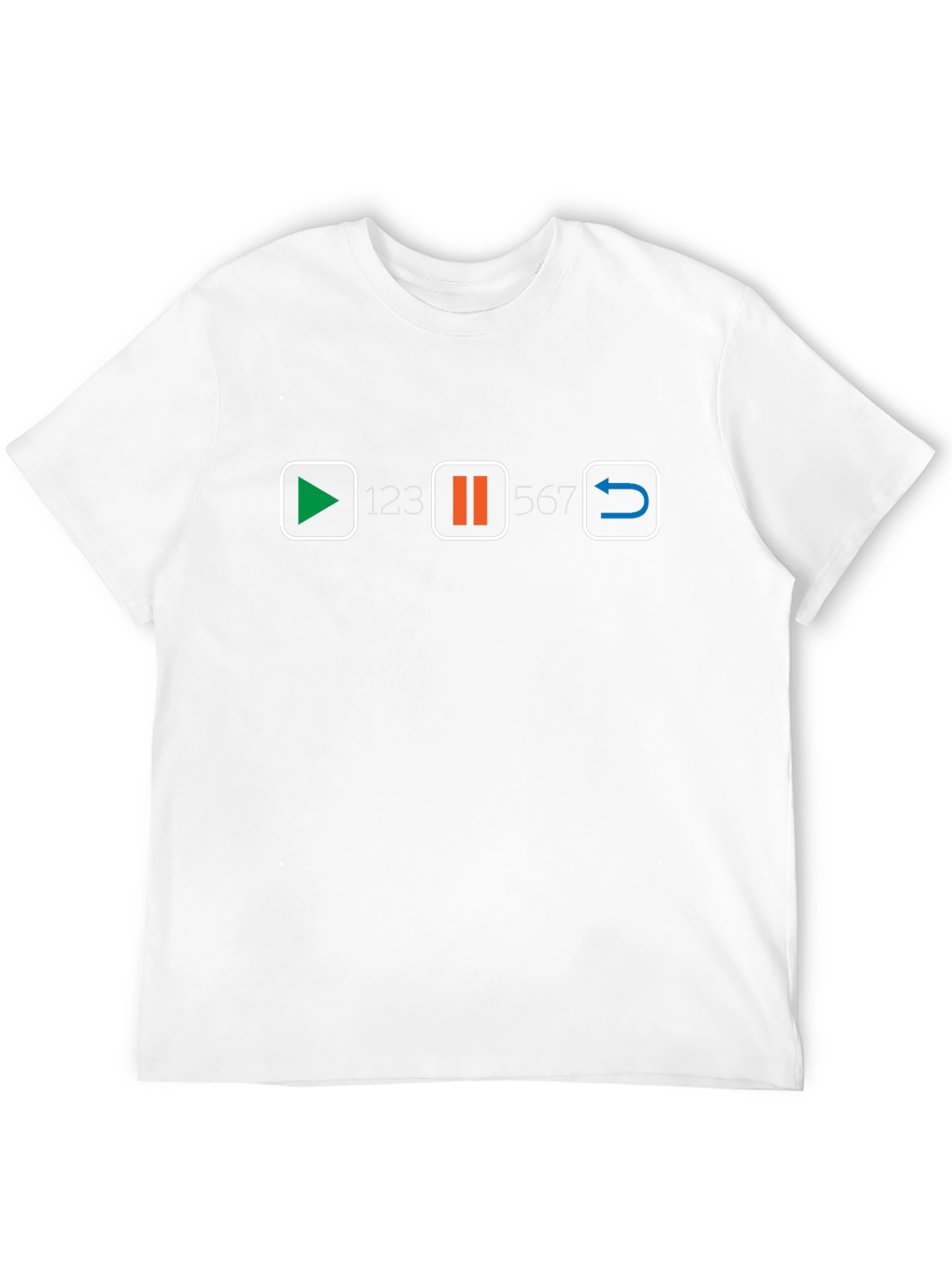 Play Pause Repeat Graphic Tee