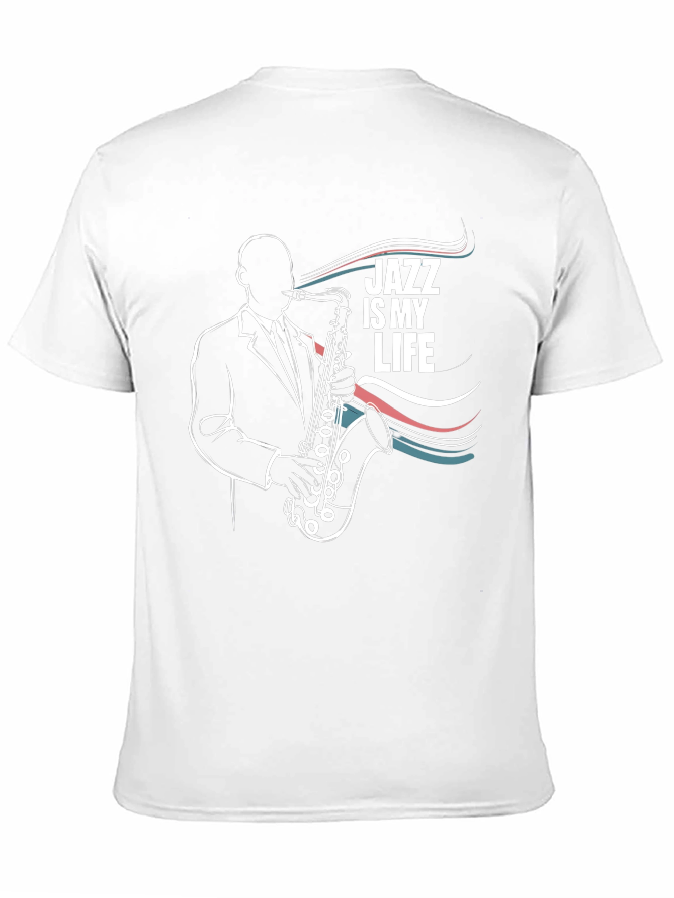 Jazz is my Life T-Shirt - Saxophone Graphic Tee